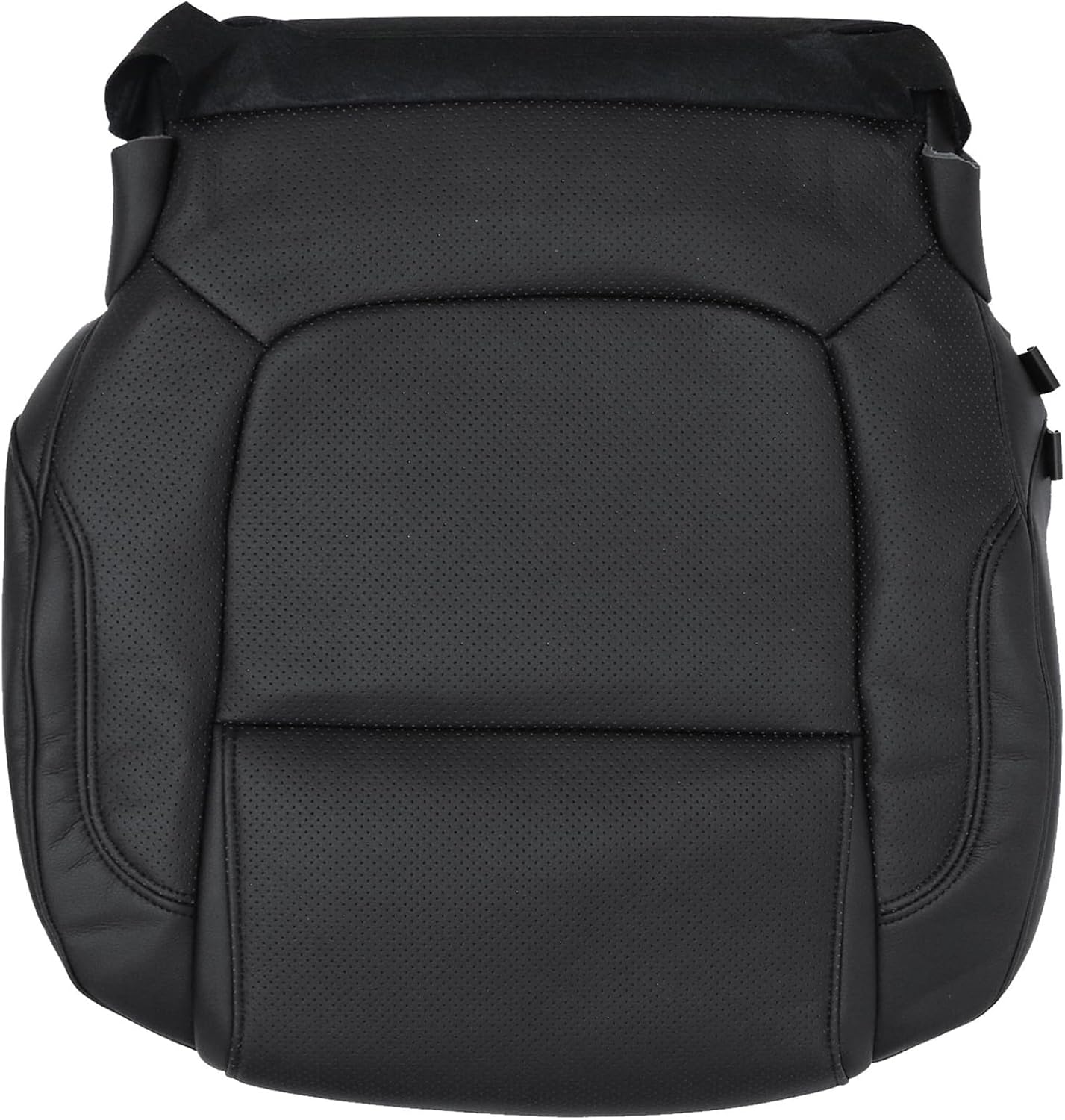 NLQR Front Driver Side Bottom Black CW Replacement Perforated Leather seat Covers Compatible with Ford Explorer 2011 2012 2013 2014 2015