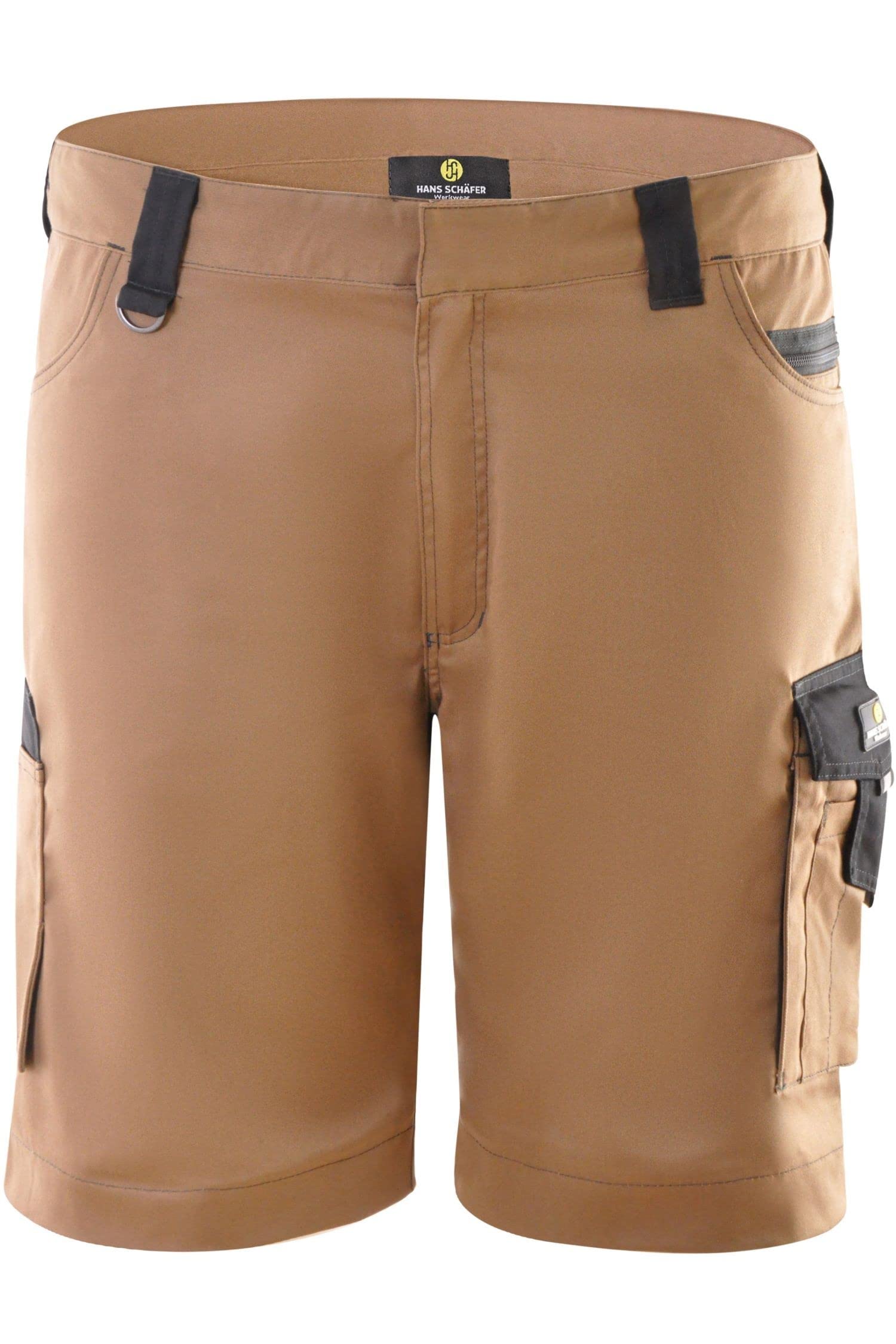 HSW Professional - Pantaloni corti da lavoro da uomo, pantaloncini da lavoro, pantaloncini da uomo, bermuda con tasche per attrezzi, abbigliamento da lavoro estivo di alta