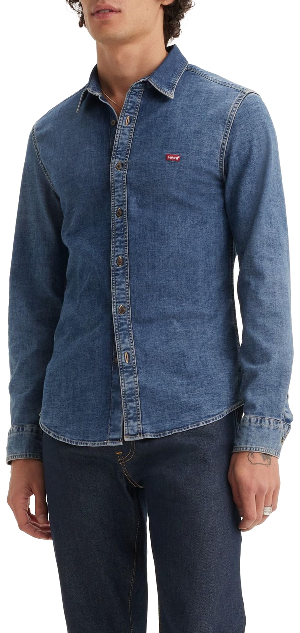 Levi's Herren Hemd Battery Housemark mit Logo, Slim Fit