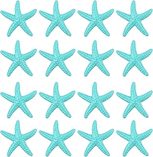 Framendino, 30 Pack Cute Seashells Starfish Decor Small Finger Resin Starfish Ornaments for Wedding Beach Theme Party DIY ...