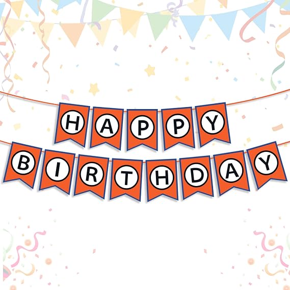 Happy Birthday Banner Classic Anime Theme Party Banner for Women Men | Birthday Party Supplies Decoration Hanging Wall Backdrops Banners for Party Favors Background Decoration