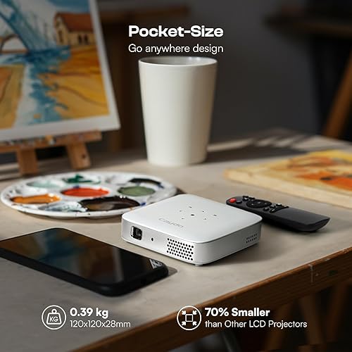 Miniatura 2 de Caydo M1C Proyector de arte, proyector de dibujo DLP recargable con aplicación exclusiva de dibujo artístico, proyector de rastreo portátil para