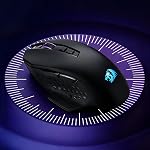 Redragon M656 3- Souris de jeu sans fil, 4000 DPI 2,4 Ghz & BT Souris 5 DPI Niveaux, 7 Boutons de macro, Rouge LED Allumé en arrière & Pro Logiciel/Drive pris en charge, pour PC/Mac/Laptop 0 Retard sans câble dédié pour FPS Gamer, Redéfinir Macro Keybinding, Hypin