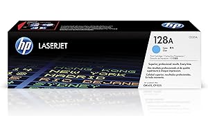 HP 128a Cyan Original LaserJet Toner Cartridge, CE321A