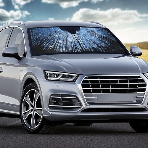 Miniatura 3 de JoyLamoria - Parasol para parabrisas de automóvil Parasol de ajuste universal para automóvil mantén tu vehículo fresco. Reflector de sol y calor UV.