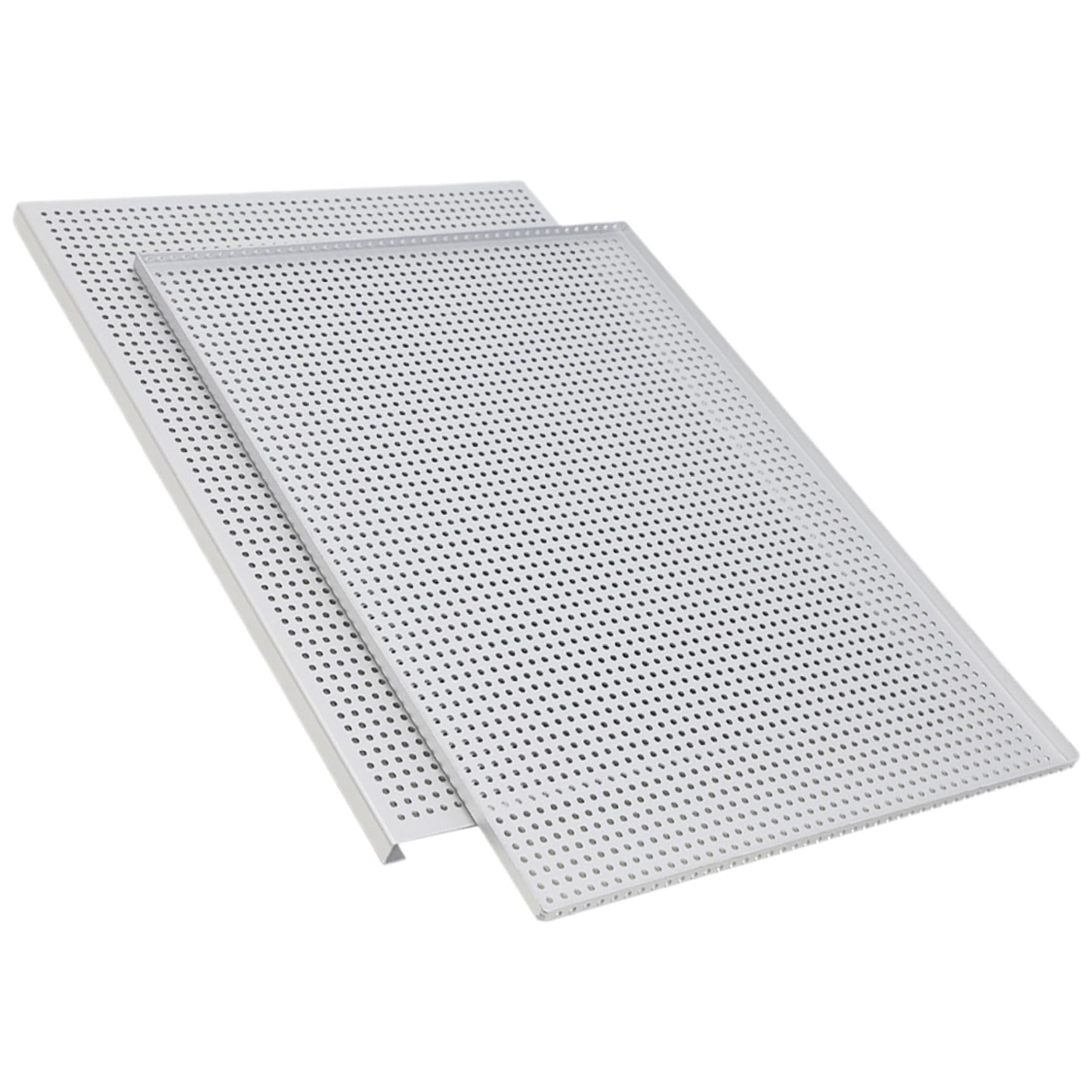 Teglia Per Pasta Sfoglia 2 Pezzi In Alluminio Alimentare – Forata E Antiaderente, 40x30 Cm Per Millefoglie E Cottura In Forno Fino A 380°C
