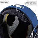 DSC DEFENDER Cricket Helmet for Men & Boys (Adjustable Steel Grill | Back Support Strap | Light Weight | size:Extra Small (Royal Blue) gallery image