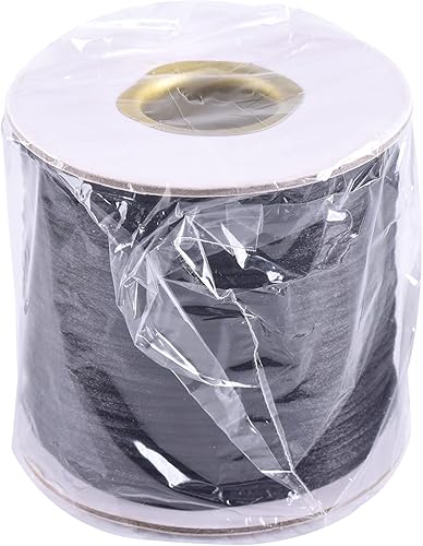 Miniatura 6 de KONMAY - Cuerda de satén de seda de 80 yardas, cola de ratón, de 1.0 mm, de nailon, para nudos chinos, Kumihimo, cuentas, macramé, joyería, costura,