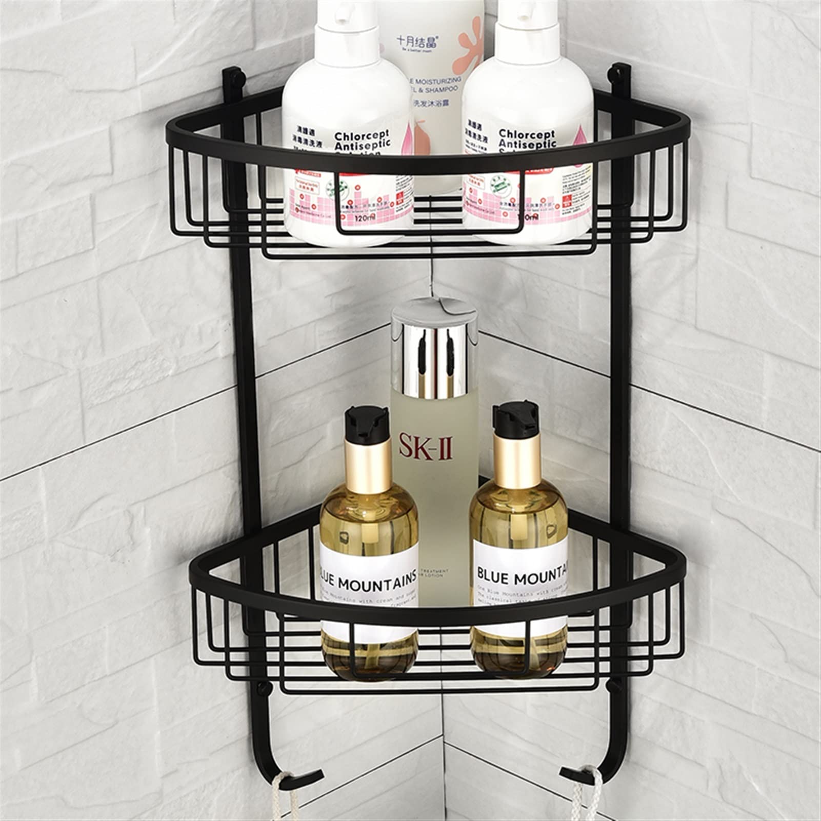 Bathroom Triangle Shelf, Space Saving Shelf, Floating Shelves, Draining Holder, Shower Storage Shelf, Wall Storage Holder, Storage Organizer | Leroy Merlin