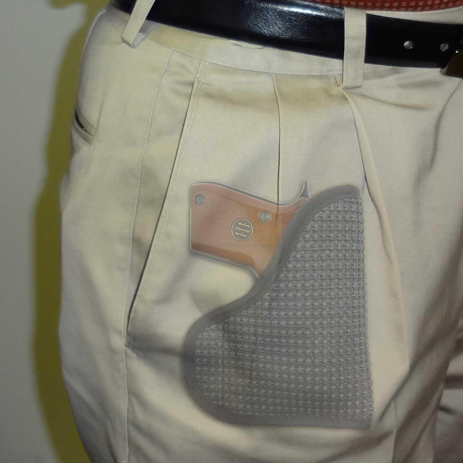 IWB Concealed Carry Gun Holster for Pistols Revolvers | Non-Slip Clipless Friction Held | Made in USA | Active Pro Gear
