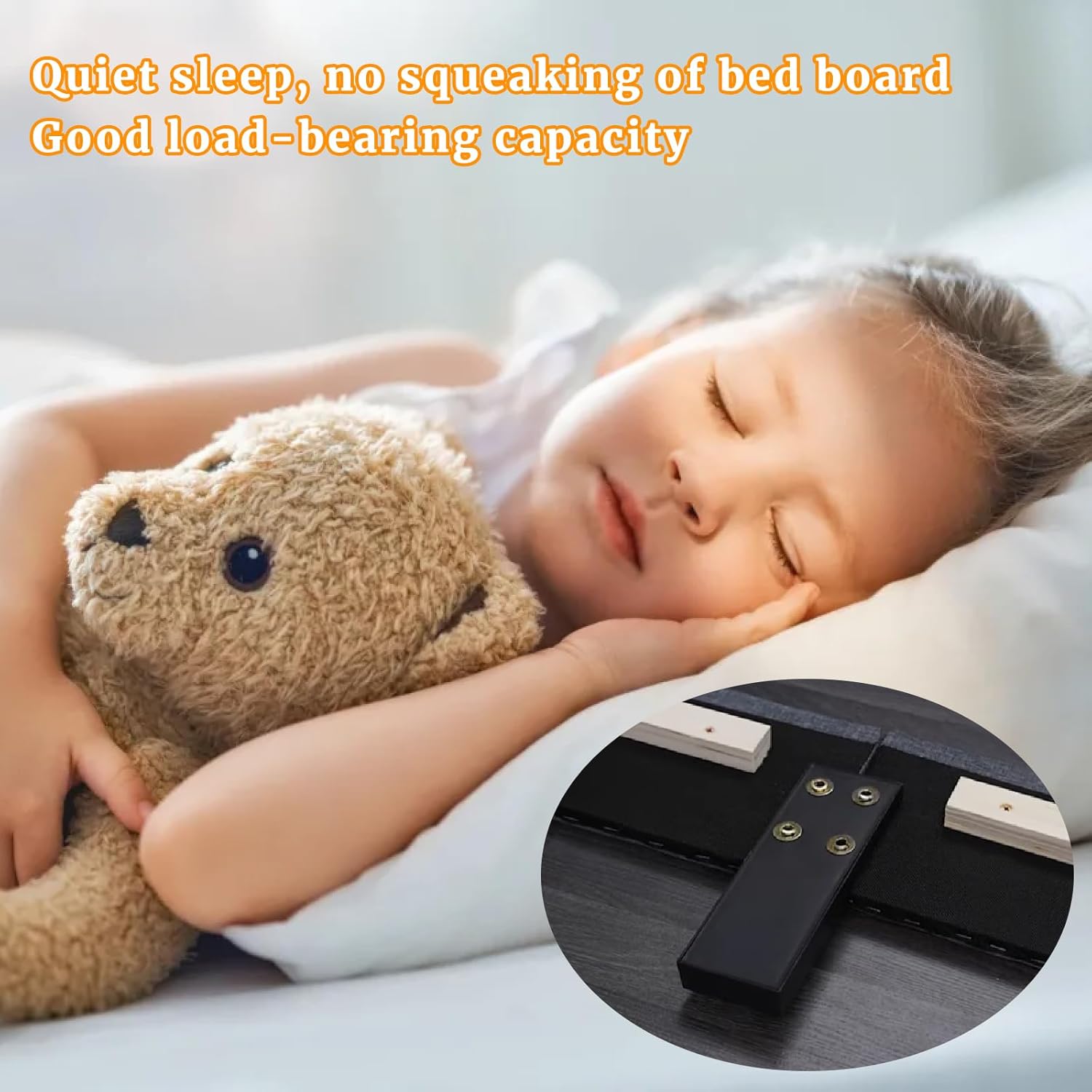 2 Pcs Bed Frame Legs Replacement Parts Bed Feet Furniture Support Leg Reinforcement Kit for Wooden Beds Table Cabinet Sofa Bolt-On Direct Replacement Straight Leg Replace Part Not Plastic Black 4inch