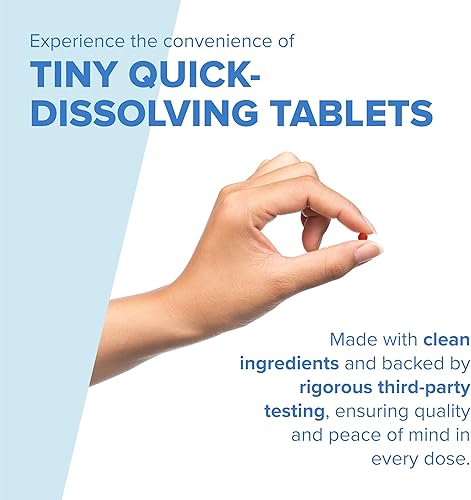 Miniatura 2 de Fuente superior sin inyección vitamina B12 cianocobalamina 10000 mcg B6 ácido fólico tabletas sublinguales de disolución rápida 60 unidades aumento