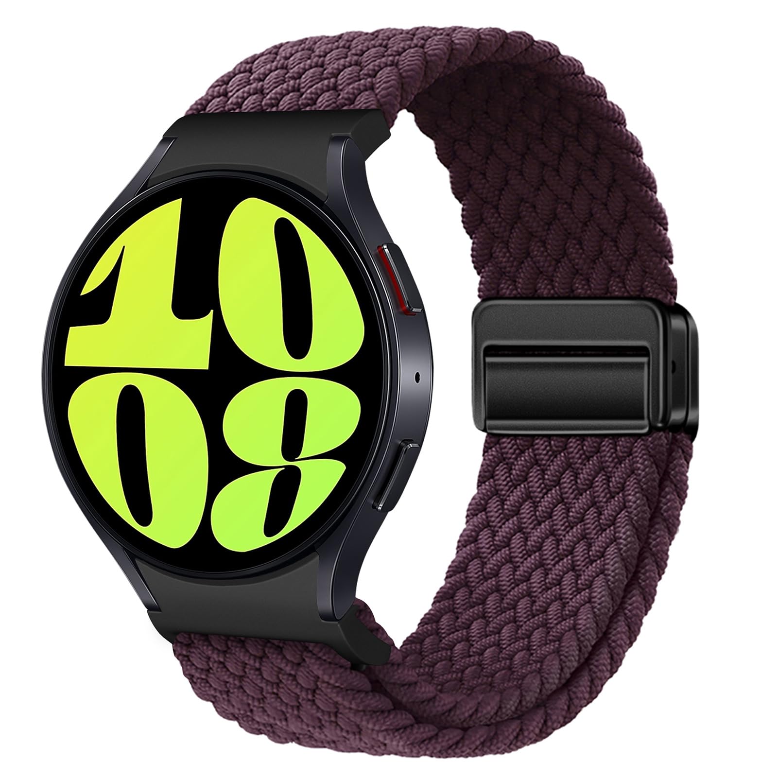 One Click No Gap Magnetic Bands Compatible with Samsung Galaxy Watch 4 5 6 7 Band 40mm 44mm/Galaxy Watch 4 6 Classic Band 42mm 46mm 43mm 47mm/Watch 5