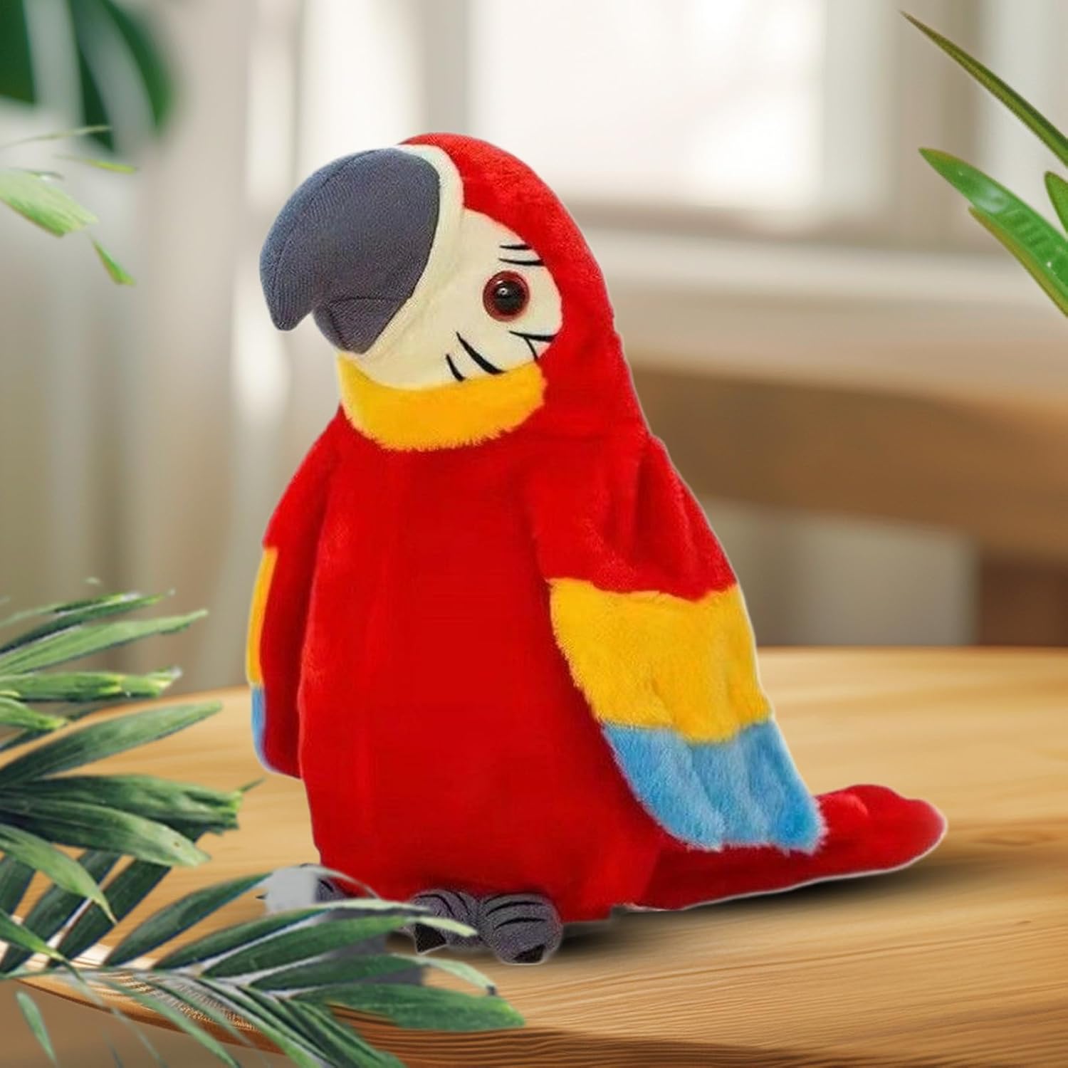 Genérico Bird Toys For Kids, Chirping Cat Toy with Flapping Wings and Music, Toy Bird, Electronic Realistic Plush Animal For Kids Pets Party Play Desk Decoration Holiday Shelf
