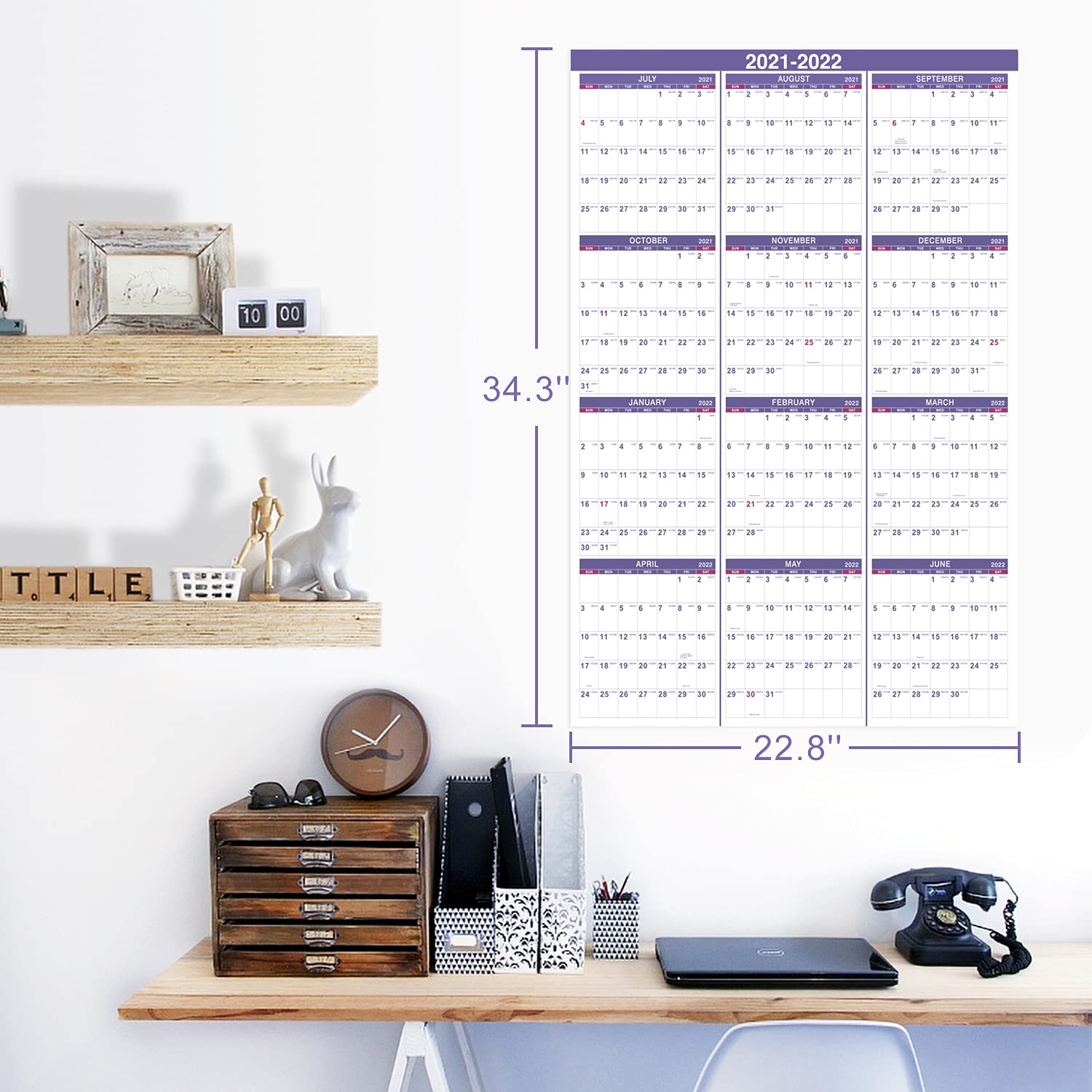 2022 Yearly Wall Calendar 2022 Wall Calendar With Julian Date From 2022-yearly-wall-calendar-2022-wall-calendar-with-julian-date-from