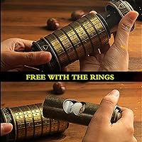 Vista 2 de Criptex miniatura del Código da Vinci para regalo de San Valentín, Navidad o cumpleaños