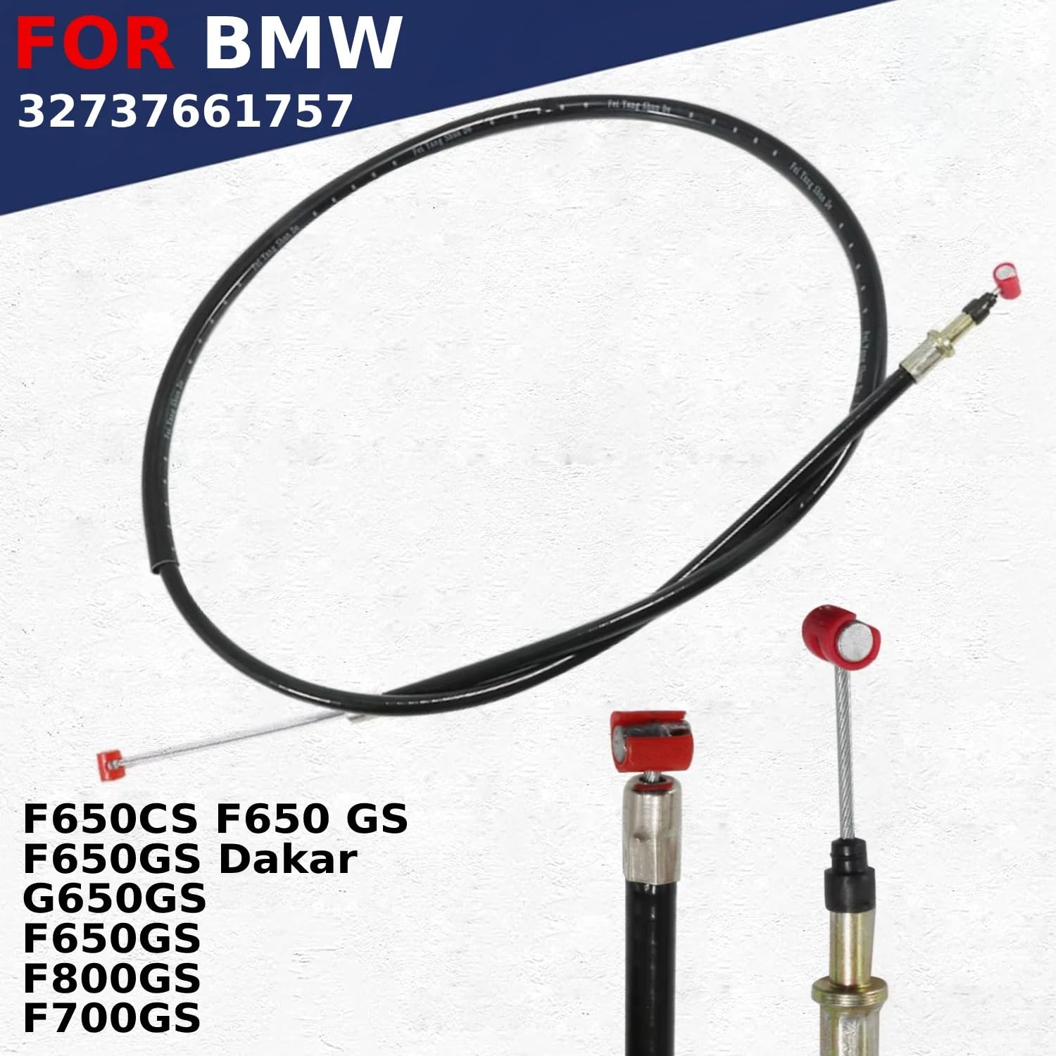 Cavo frizione per moto, tirante, tubo freno, adatto per BMW F650 GS G650GS F700GS F800GS Dakar 2001-2005 1999-2008 32737661757 Cavo Frizione Cavo Acceleratore Moto
