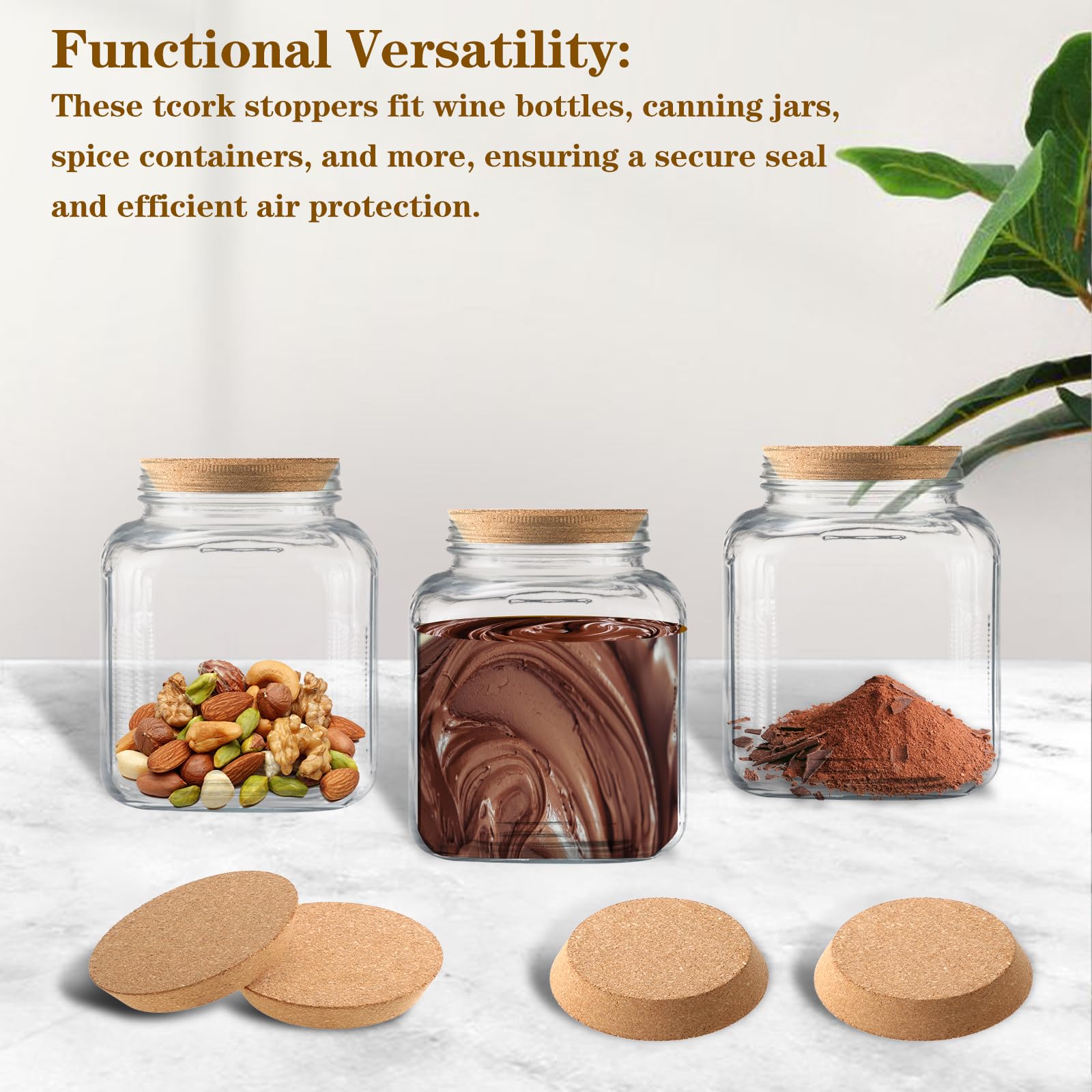 Tappo Sughero Testa Legno 23mm - Foto 14