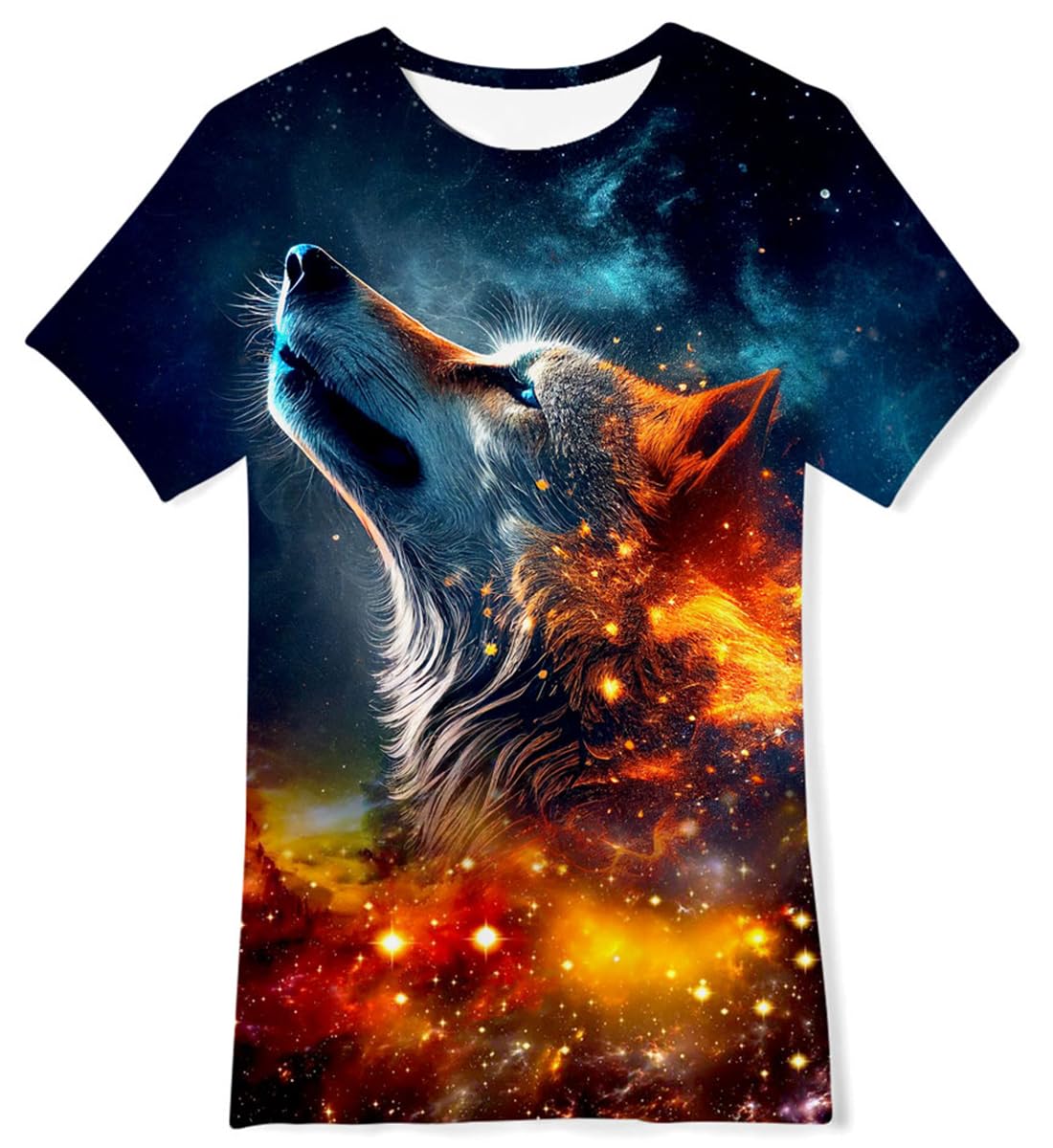TUONROAD Jungen Mädchen T-Shirt 3D Sommer Casual Kurzarm Kinder T Shirts