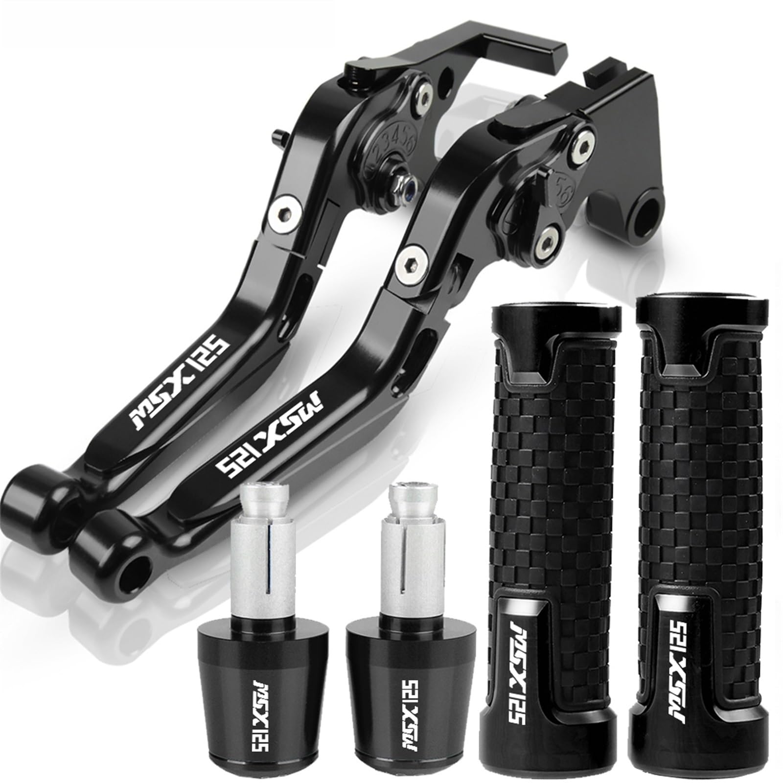 Leviers d'embrayage de frein réglables pour éviter la fatigue des mains sur Honda MSX125