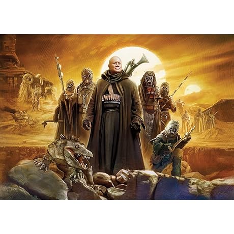 MIGHTYPRINT Star Wars: The Book of Boba Fett: Tusken Raider Wall Art (24" x 17")