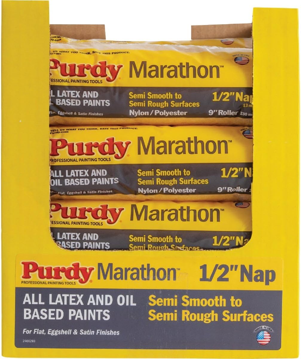 Purdy Marathon 9 in. x 1/2 in. Knit Fabric Roller Cover - 1 Each