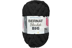 Bernat Blanket Black Yarn