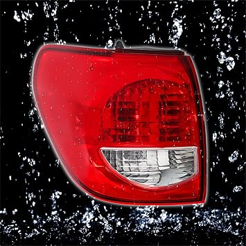 Tail Light Assembly Left Side Replacement for S-equoia 2008-2017 Outer LH Tail Lamp 815600C080