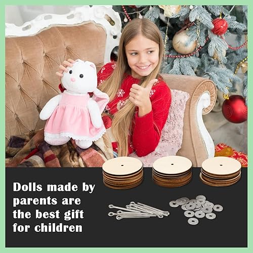 Miniatura 4 de Juego de 10 conectores de articulación de muñeca de 0.787 in, 1.181 in, 1.575 in, 1.969 in, juntas de pasador de chaveta y discos de tablero de