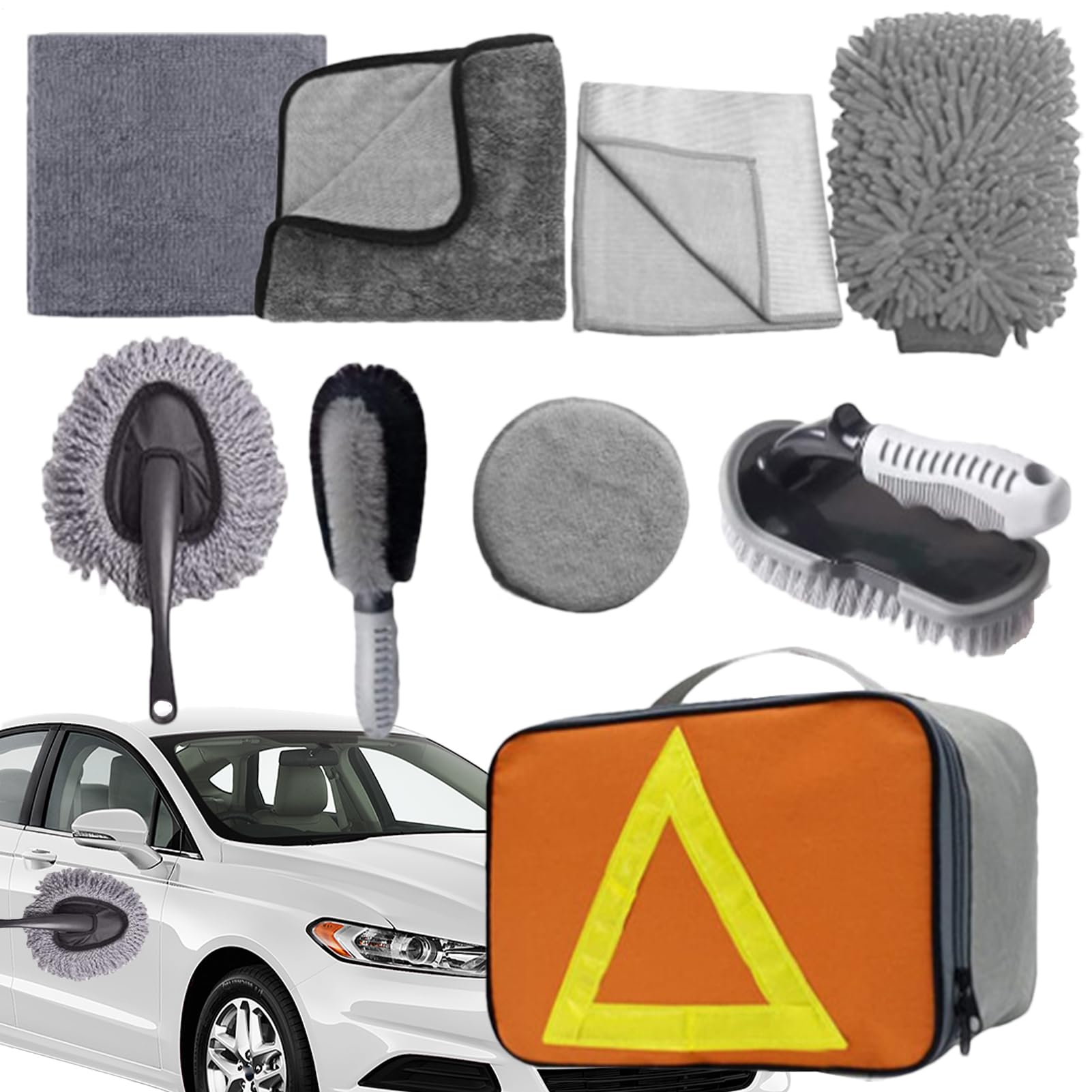 Spazzole Per Detergenza Auto Set Spazzole Antistatiche Per Auto | Spazzole Per Pulizia Veicoli Per Interni Ed Esterni Di Auto Suv Furgoni Camper Garage Officina Casa