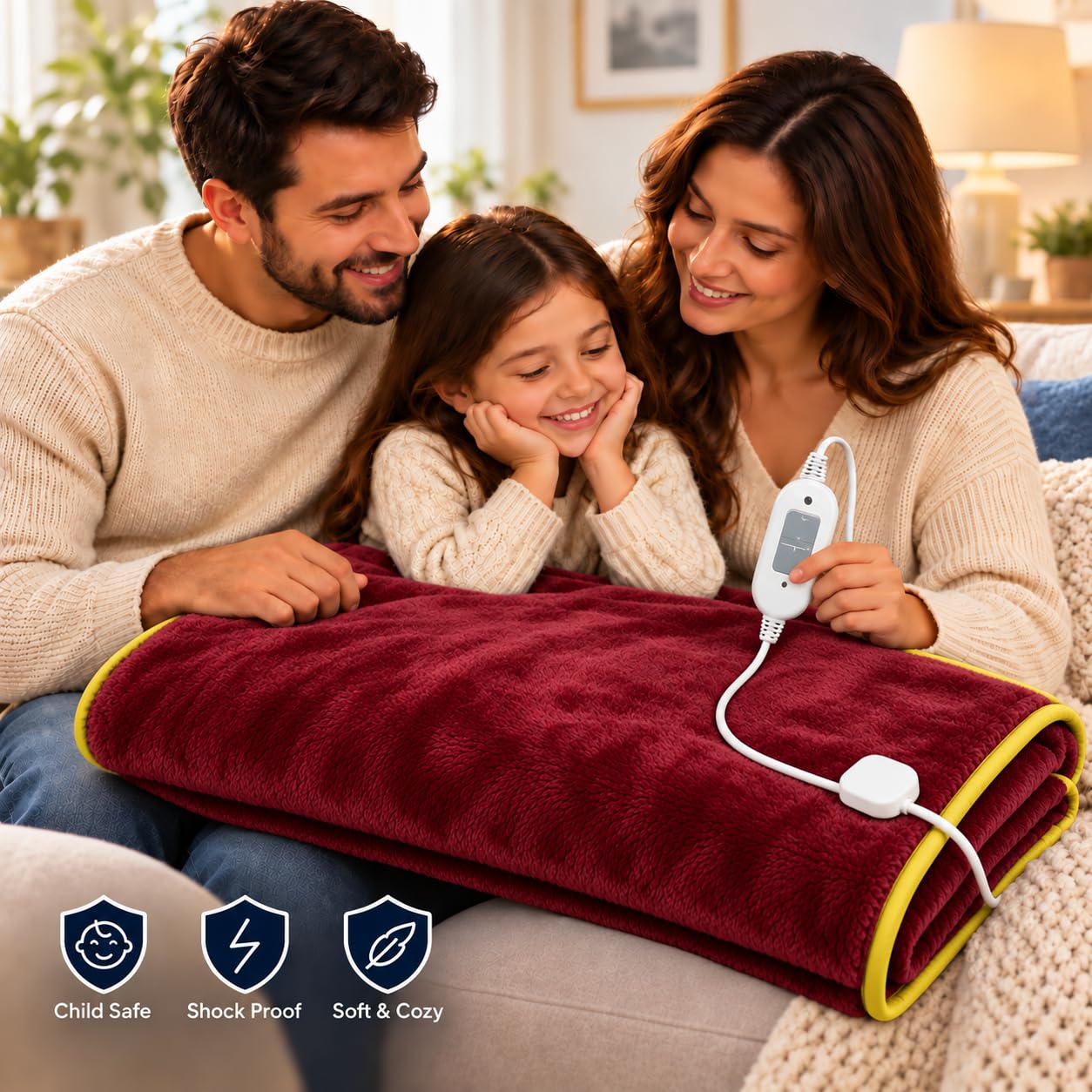 Ultra Soft Electric Blanket - Single Bed -6