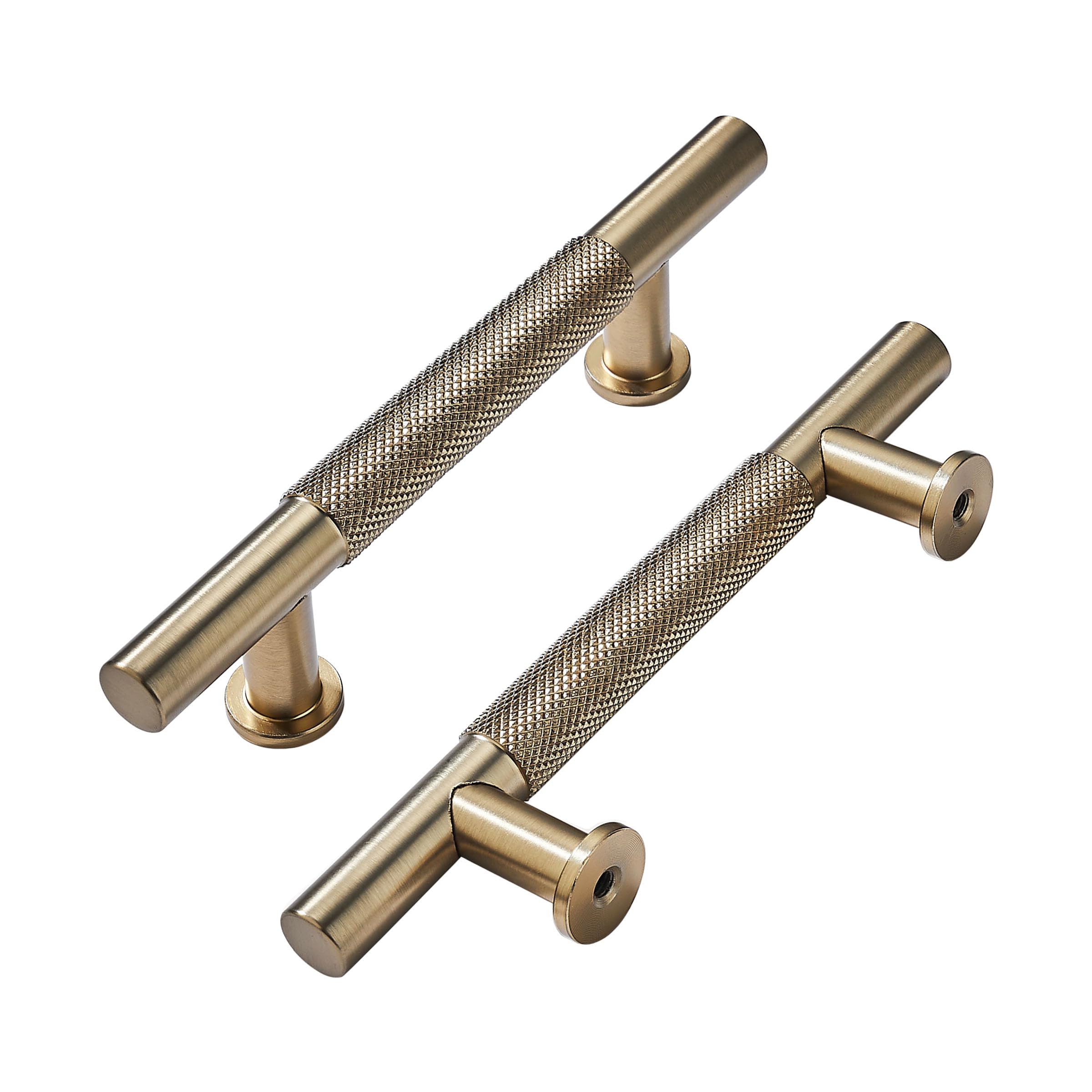 KHTUMEWARE-3041B Champagne Bronze Cabinet Pulls CTC 4 in (102 mm) 10-Pack