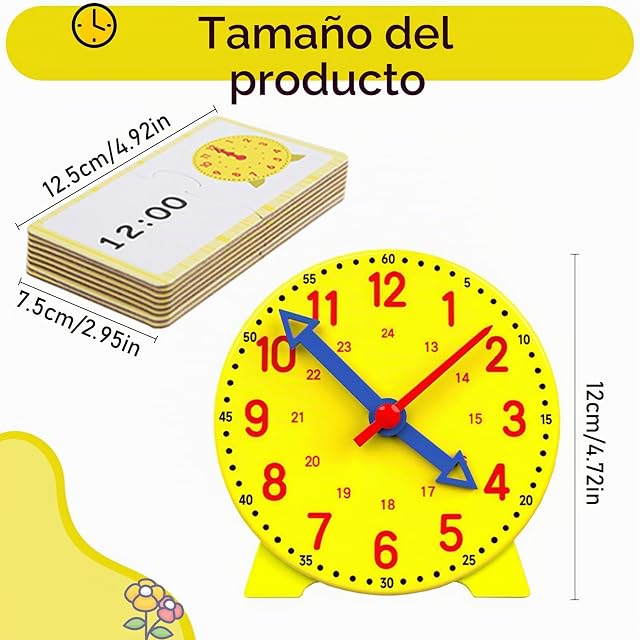 Foto 2 de 7 de Reloj 5 Alumnos Student Learning Clock