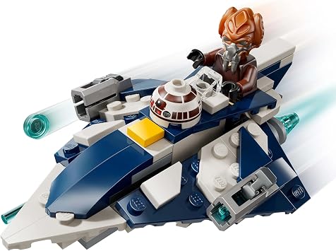 LEGO Star Wars: Clone Wars Plo Koon's Jedi Starfighter Micro Warrior 75400-6 Years and Above Creative Toy Making Set for Kids Including LEGO minifigure Cockpit and 2 Bullet Shooters (89 Pieces)