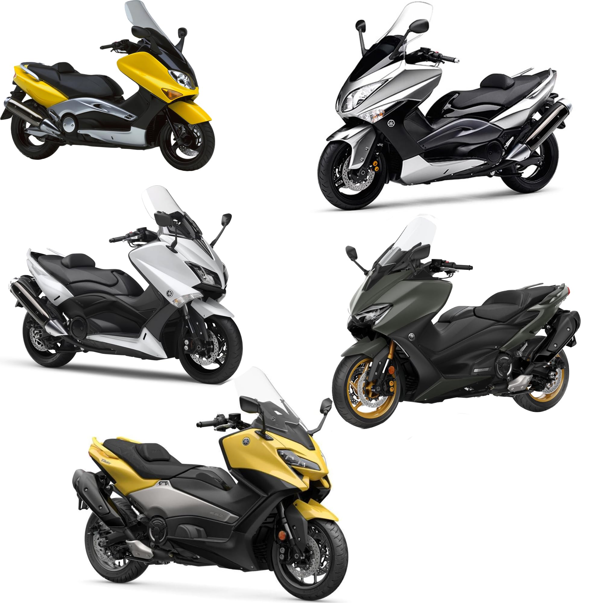 Rebeca Shop Telo Coprimoto Oxford 210D Impermeabile Compatibile per T-Max 500 530 560 2XL Scooter Moto Motociclo Motorino.