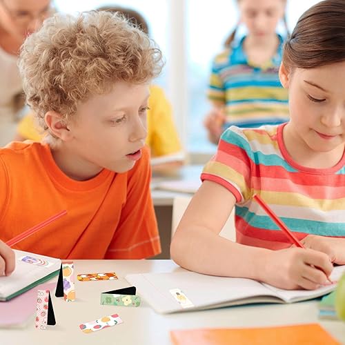 Miniatura 7 de 48 marcapáginas magnéticos de sublimación, marcadores de libros en blanco, clips de página magnéticos para niños, estudiantes, profesores, escuela,
