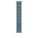SNIVI Alpine Loop Nylon Watch Strap for Apple Watch compatible (42mm–49mm, Ultra) | Soft Woven Strap | Secure Hook Closure | Sweat-Resistant, Lightweight & Comfortable (Light Blue, 42/44/45/46/49mm, Black Titanium Finish) gallery image