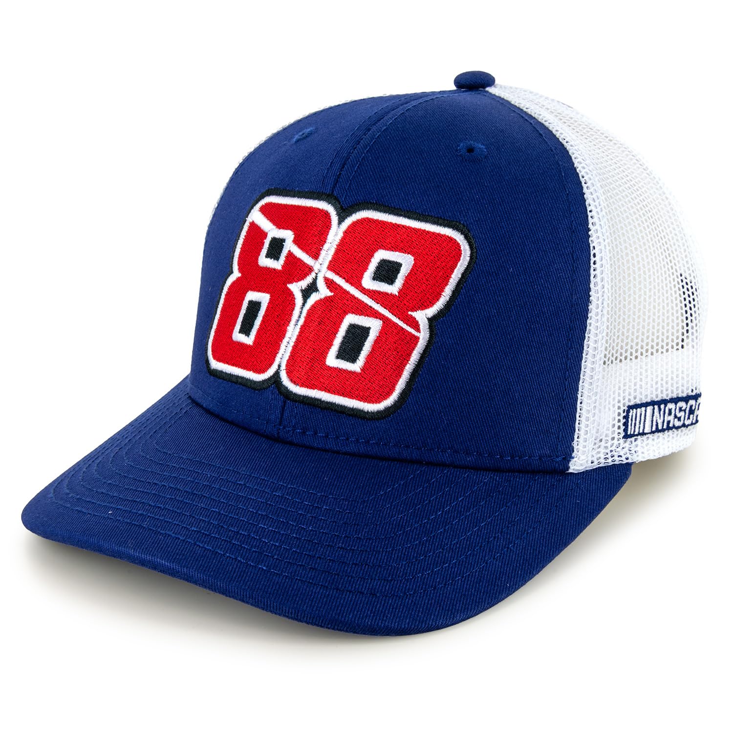 Connor Zilisch Big Number 88 NASCAR Mesh Back Hat Blue/White