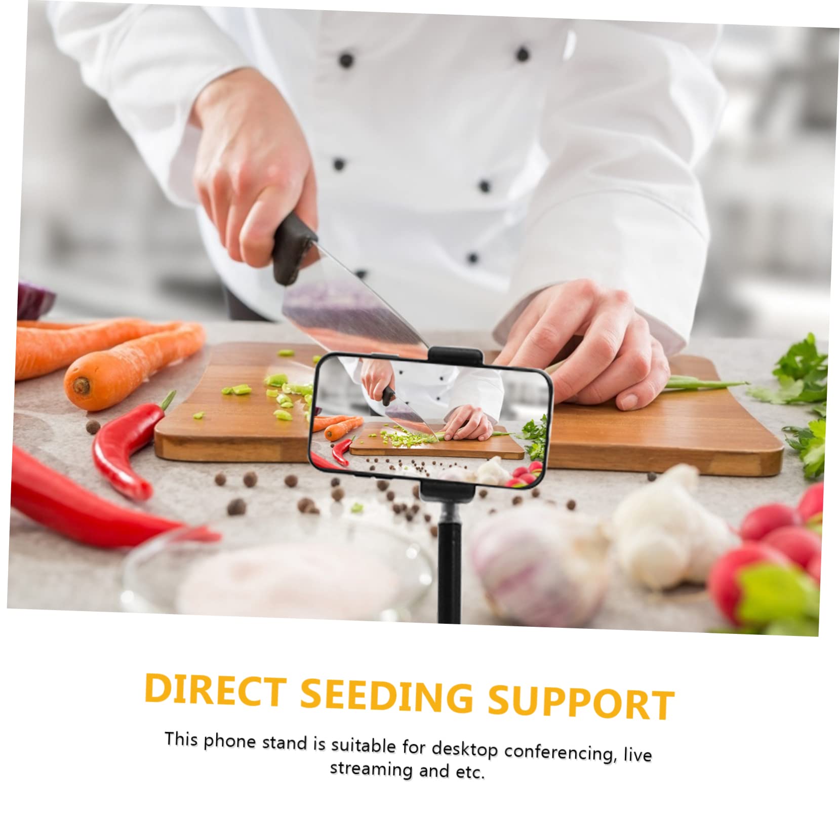 STOBOK 1set Supporto Per Smartphone Per Livestreaming Treppiede Portatile Per Videochiamate e Fotografia Professionale