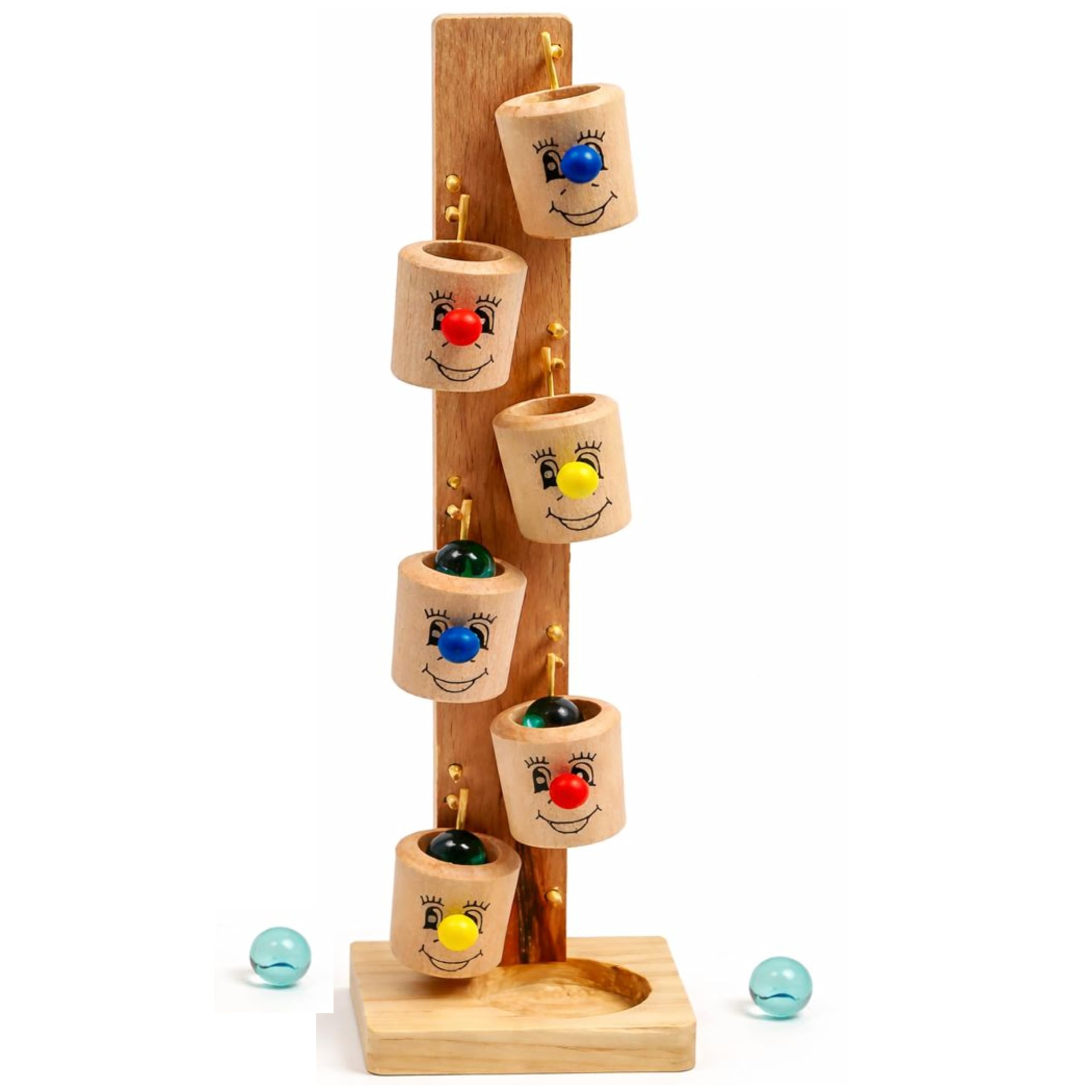 Wooden Toys Collection (Wooden Climbing Cups Marble Run Toy)-image-33