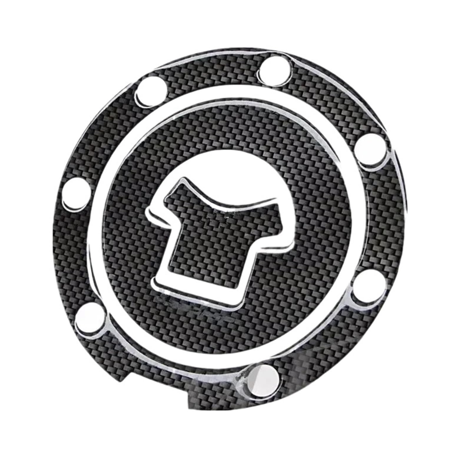 Sticker Motorbike Fiber Fuel Gas Cap Cover Tank Protector Pad Decal for Ho&nd&a CBR 600 F2/F3/F4/F4i RVF VFR CB1300 CB400(Type1)