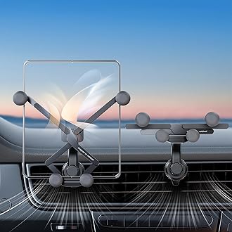 Z Fold 7 6 5 4 3 2 Car Mount Accessories, [2 Forms & Thick Case Friendly] Gravity Cell Phone Holder Mount for Samasung Galaxy Fold 7 6 5 4 3 2 Google Pixel 9 Pro Fold S25 Ultra iPhone 17 16 15