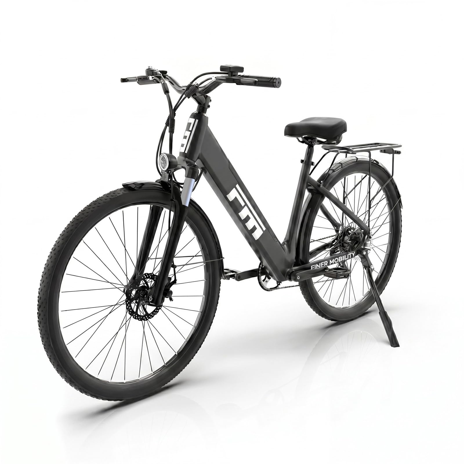 Bicicleta eléctrica de 27,5 pulgadas para mujer y hombre, 7 marchas, con batería de 594 Wh