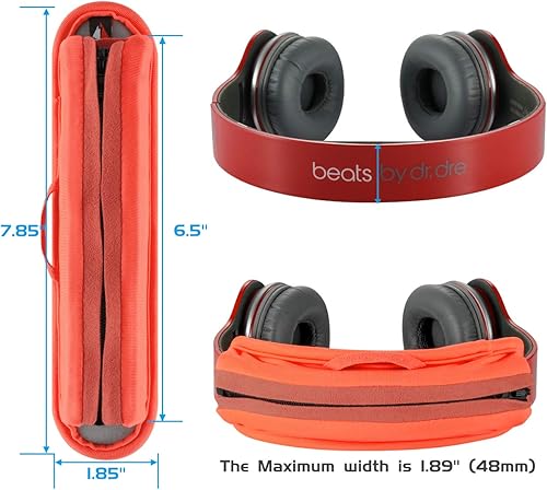 Miniatura 4 de TXEsign Protector universal de repuesto para cojín para diadema, compatible con auriculares ATH M50X, QC 35i35ii, QC25, Solo 2Solo 3, Studio 23