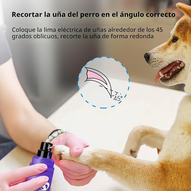Foto 8 de 8 de Casfuy Lima de Uñas Eléctrica para Perros Actualizado