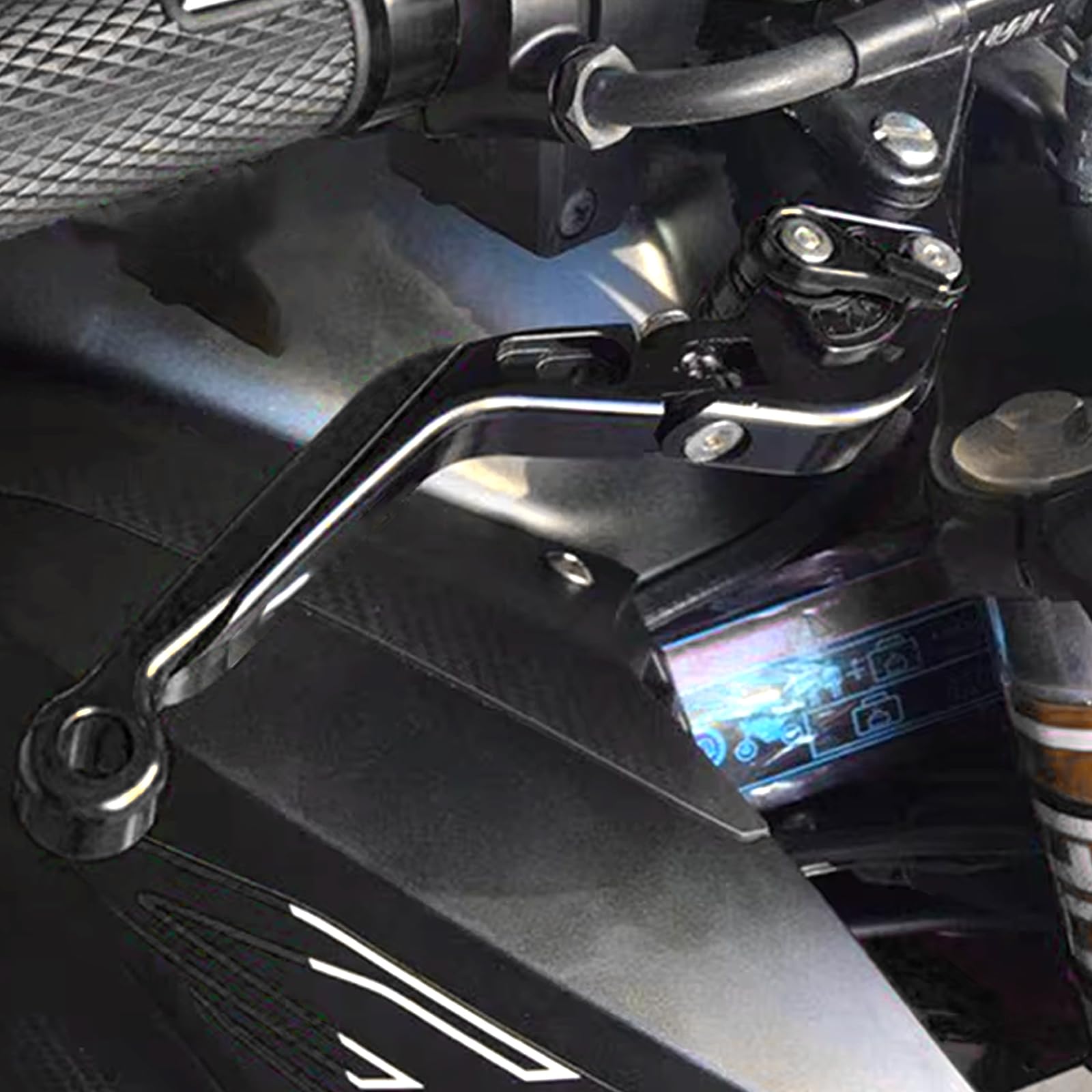 Per TMAX 530 TMAX530 SX DX 2012-2019 TMAX 560 2020 2021 2022 2023 2024 Tech Max Leve Freno Frizione in alluminio Per Moto (Tutto Nero)