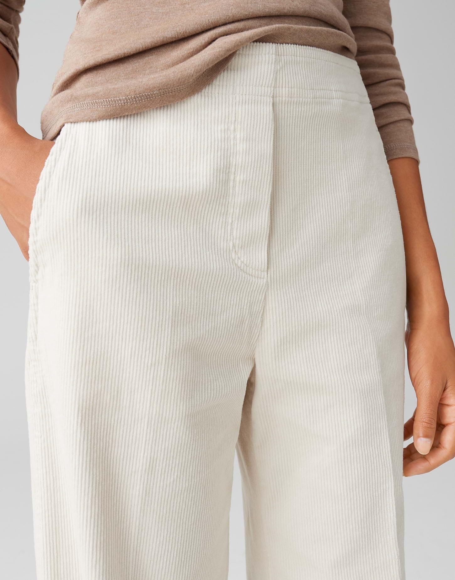 OPUS Damen Wide Leg Pants | MILENI Cargo Wide Leg Jogpants aus Cord