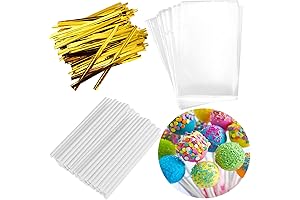 300-Piece Lollipop Wrappers for Candy Making