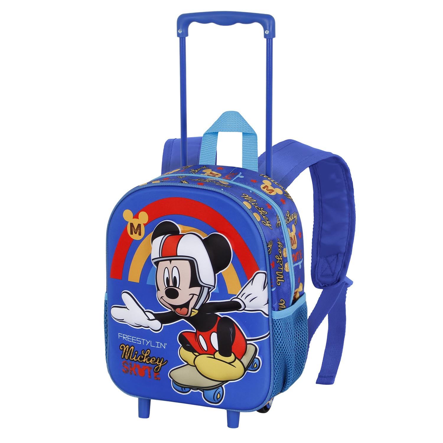 Disney Mochila 3d Con Ruedas Pequeña Mochila 3D con Ruedas Pequeña Unisex niños (Pack de 1)