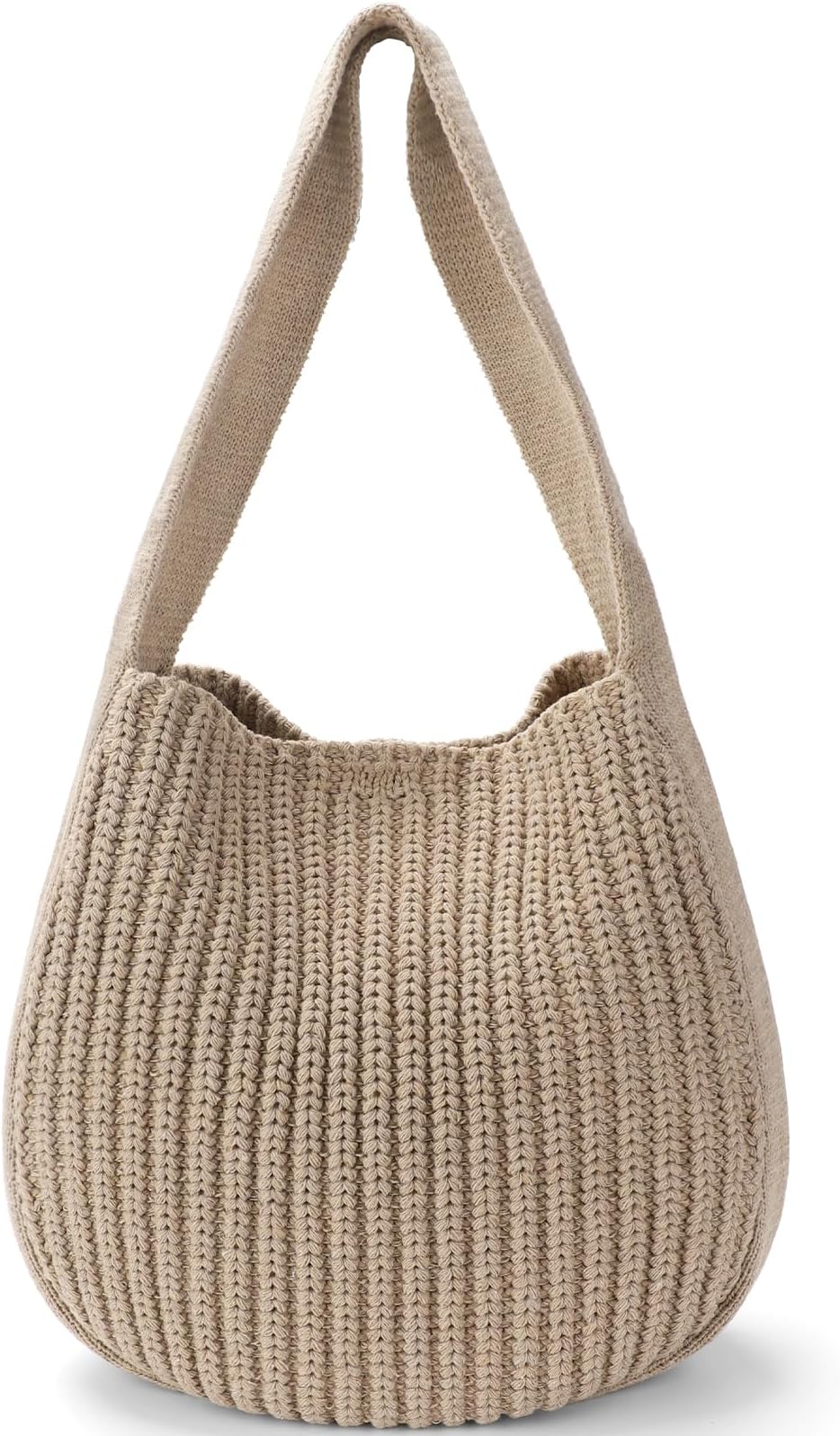 hatisanCrochet Bags for Women - Summer Beach Tote, Aesthetic Hippie Knit BagGlobal Recycled StandardGlobal Recycled StandardGlobal Recycled Standard